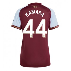 Fotbalové Dres Aston Villa Boubacar Kamara #44 Dámské Domácí Oblečení 2025-26 Krátký Rukáv